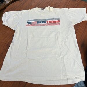 Vintage '86 Open Tennis Cream T-Shirt